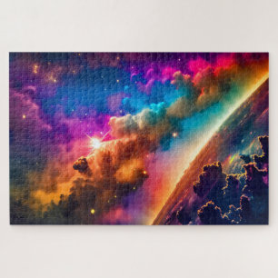 Brilliant Rainbow Himmlisch Cloudy Universell Sky Puzzle