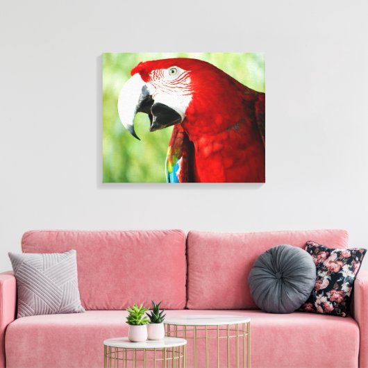 Brilliant Red Leinwanddruck (Insitu (Wohnzimmer))