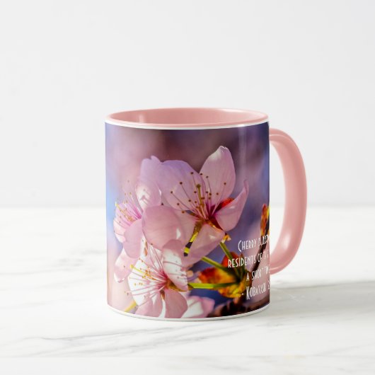 Brilliant Sakura-Blüten Tasse (VorderseiteRechts)