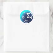Brilliant Star Runder Aufkleber (Tasche)