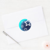 Brilliant Star Runder Aufkleber (Umschlag)