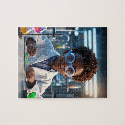 Brilliant Young Scientist Puzzle (Horizontal)