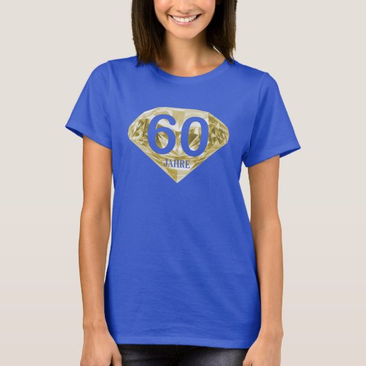 Brilliante 60 Jahre - Diamantene Hochzeit T-Shirt (Vorderseite)