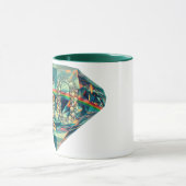 Brilliante 60 Jahre - Diamantene Hochzeit          Tasse (Zentrum)