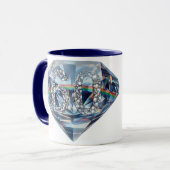 Brilliante 60 Jahre - Diamantene Hochzeit          Tasse (Vorderseite Links)