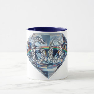 Brilliante 60 Jahre - Diamantene Hochzeit Tasse