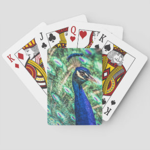 Brillianz bei Blue & Green Peacock Playing Cards Spielkarten