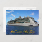Brillianz der Meere - Königliche Karibik Postkarte (Vorne/Hinten)