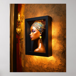 "Brillianz geflochten: 3D-Wall Art Poster