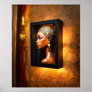 "Brillianz geflochten: 3D-Wall Art Poster