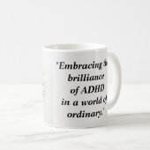 Brillianz von ADHD*Dr.Anders Osborne Ph.D Kaffeetasse (VorderseiteRechts)