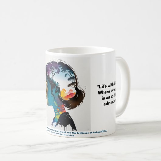 Brillianz von ADHS Kaffeetasse (VorderseiteRechts)