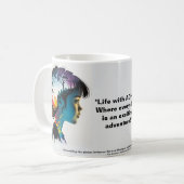 Brillianz von ADHS Kaffeetasse (Vorderseite Links)