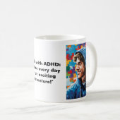 Brillianz von ADHS Kaffeetasse (VorderseiteRechts)