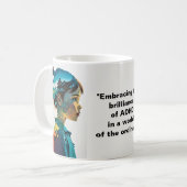 Brillianz von ADHS Kaffeetasse (Vorderseite Links)