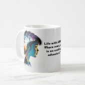 Brillianz von ADHS Kaffeetasse (Vorderseite Links)
