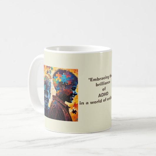 Brillianz von ADHS Kaffeetasse (Vorderseite Links)