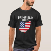 Brimfield Ohio USA Staat America Travel Ohioan T-Shirt (Vorderseite)