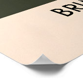 Brimham Rocks AONB Reiseplakat Poster (Ecke)