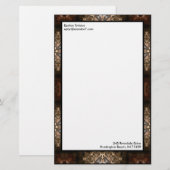 Brimitin Warrior Pattern 00120150507213527 Briefpapier (Vorne/Hinten)