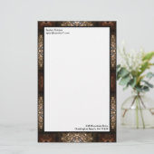 Brimitin Warrior Pattern 00120150507213527 Briefpapier (Stehend Vorderseite)