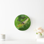 Brimstone Moth Wall Clock Runde Wanduhr (Zuhause)