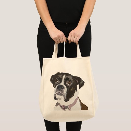 Brindle Boxer-Geschenk-Zusatz - Einkaufstasche (Vorderseite (Produkt))