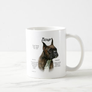 Brindle Boxer History Kaffeetasse