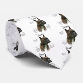 Brindle Boxer History Krawatte (Gerollt)