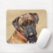 Brindle Boxer-Hund Mousepad (Mit Mouse)