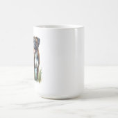 Brindle Boxer in Watercolor Kaffeetasse (Mittel)