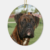 Brindle boxer ornament (Links)