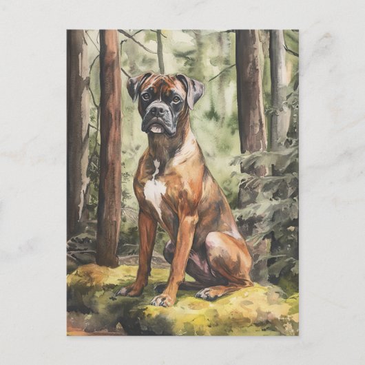 Brindle Boxer - Postkarte (Vorderseite)