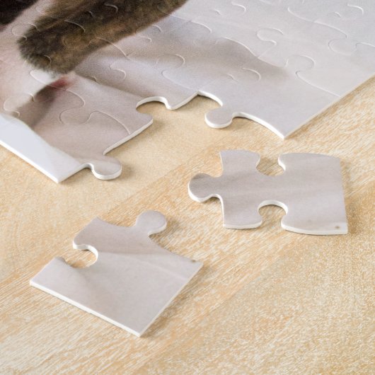 Brindle Boxer-Welpen-Puzzlespiel Puzzle (Seite)