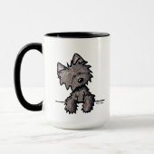Brindle Cairn Terrier Tasse (Links)