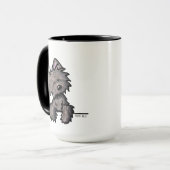 Brindle Cairn Terrier Tasse (Vorderseite Links)