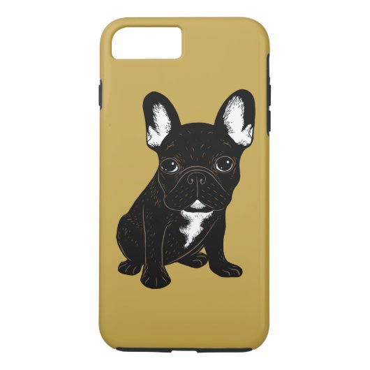 Brindle französische Bulldogge Case-Mate iPhone Hülle (Rückseite)