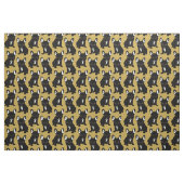 Brindle französische Bulldogge Stoff (Fat Quarter (45,7 x 55,9 cm))