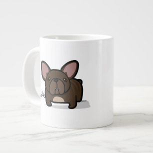 Brindle Frenchie Jumbo-Tasse