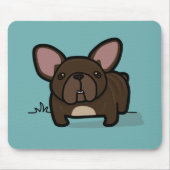 Brindle Frenchie Mousepad (Vorne)