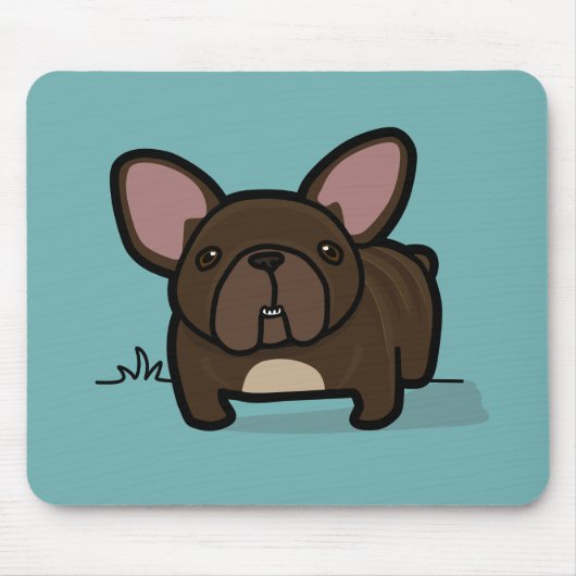 Brindle Frenchie Mousepad (Vorne)