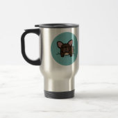 Brindle Frenchie Reisebecher (Links)