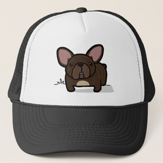 Brindle Frenchie Truckerkappe (Vorderseite)