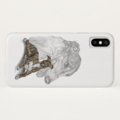 Brindle Greyhound Dog Art Case-Mate iPhone Hülle (Rückseite (Horizontal))