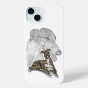 Brindle Greyhound Dog Art Case-Mate iPhone Hülle