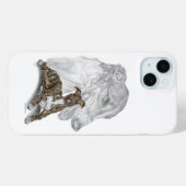 Brindle Greyhound Dog Art Case-Mate iPhone Hülle (Rückseite (Horizontal))