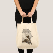 Brindle Greyhound Dog Art Tragetasche (Vorderseite (Produkt))