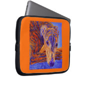 Brindle Greyhound Laptop Sleeve - "Ace" (Vorne Rechts)