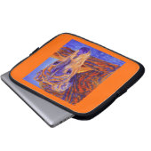 Brindle Greyhound Laptop Sleeve - "Ace" (Vorne Knopf)