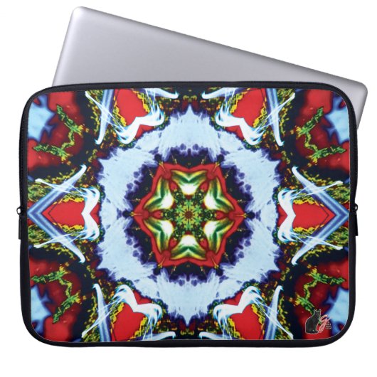 Brindle Kaleidoscope Laptopschutzhülle (Vorderseite)